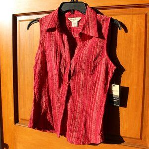 NWT Sleeveless striped top